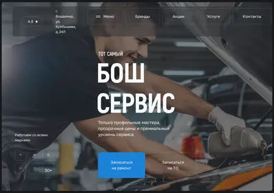Снимок главной страницы bosch33.ru