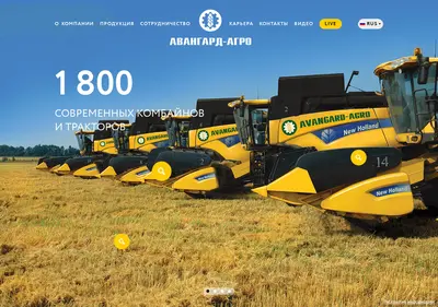 Снимок главной страницы avangard-agro.ru