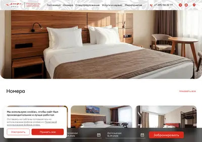 Снимок главной страницы alfa-hotel.ru