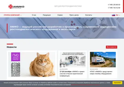 Снимок главной страницы amico.ru