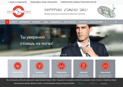 Снимок главной страницы 5-point.ru