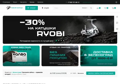 Снимок главной страницы barsukshop.ru