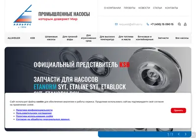 Снимок главной страницы allrus.ru