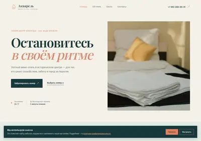 Снимок главной страницы akvarelhotelvol.ru