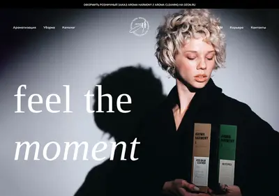 Снимок главной страницы aromaharmony.ru