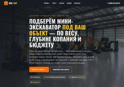 Снимок главной страницы boskar.ru