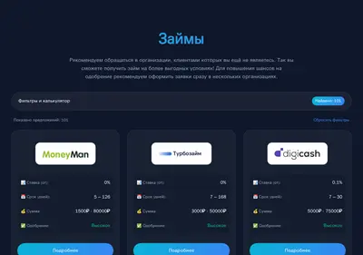 Снимок главной страницы cashbase.ru