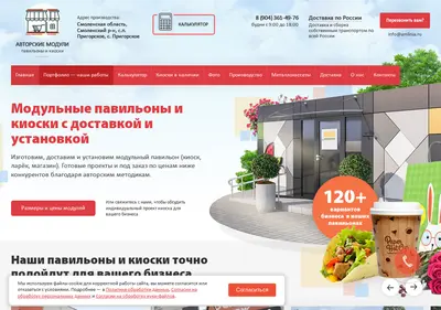 Снимок главной страницы amlinia.ru