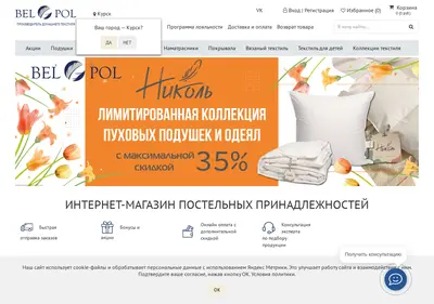Снимок главной страницы belpol.ru