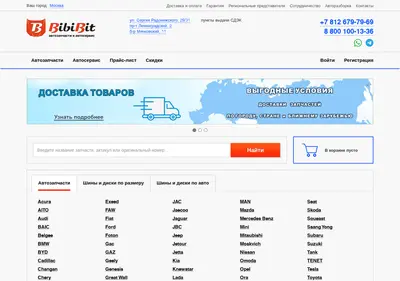 Снимок главной страницы bibibit.ru