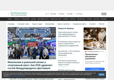 Снимок главной страницы bankinform.ru