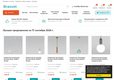 Снимок главной страницы brasvet.ru