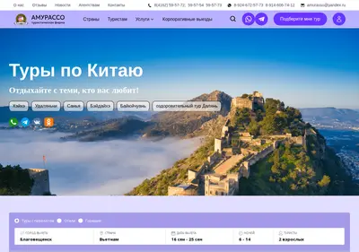 Снимок главной страницы amurasso.ru