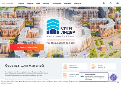 Снимок главной страницы city-lider.ru