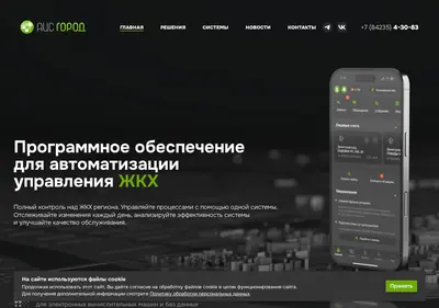 Снимок главной страницы aisgorod.ru