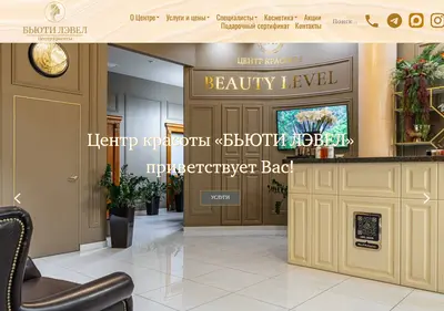 Снимок главной страницы b-level.ru