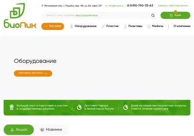 Снимок главной страницы biopik.ru