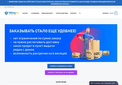Снимок главной страницы 96key.ru