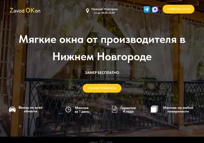 Снимок главной страницы 52mokno.ru