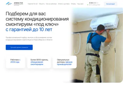 Снимок главной страницы alinatsk54.ru