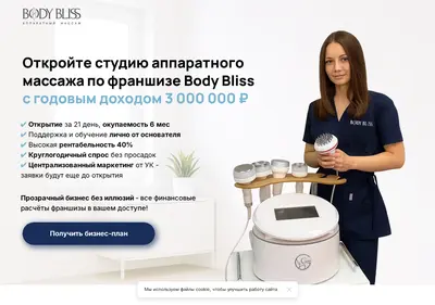 Снимок главной страницы bodybliss-franchise.ru
