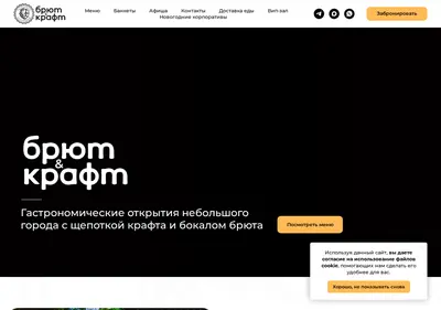 Снимок главной страницы brutkraft.ru