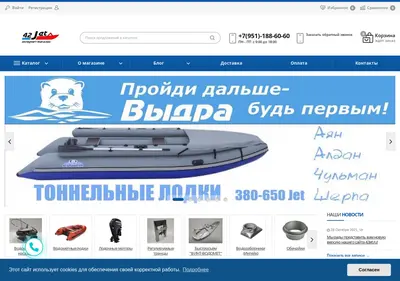 Снимок главной страницы 42jet.ru