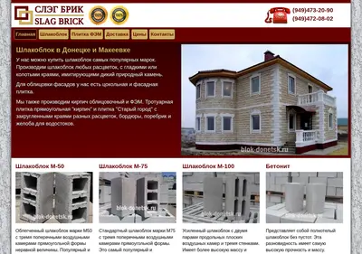 Снимок главной страницы blok-donetsk.ru