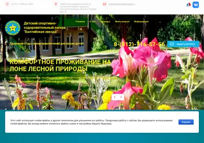 Снимок главной страницы baltijskayazvezda.ru