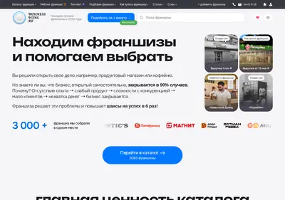 Снимок главной страницы businessmens.ru