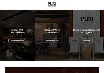 Снимок главной страницы puri.ru