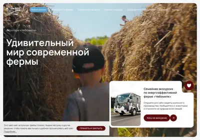 Снимок главной страницы agroparkmilk.ru