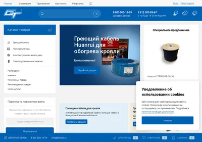 Снимок главной страницы betspb.ru