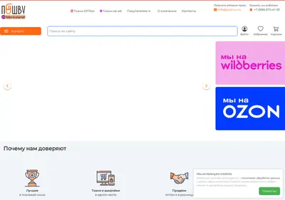 Снимок главной страницы poshvu.su