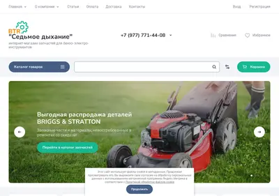 Снимок главной страницы benzotoolrepair.ru