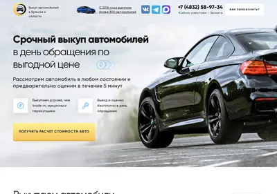 Снимок главной страницы autovikyp32.ru