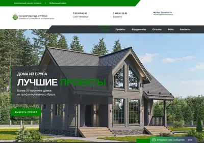 Снимок главной страницы borovichi-stroy.ru