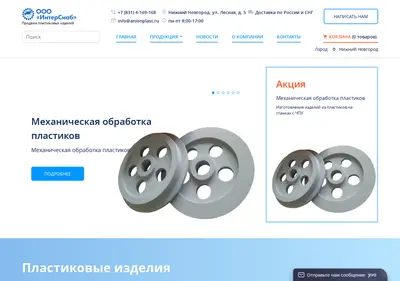 Снимок главной страницы anionplast.ru
