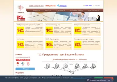 Снимок главной страницы auditprofi-it.ru