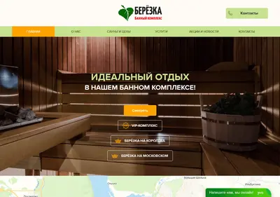 Снимок главной страницы berezka16.ru