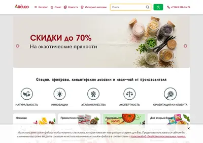Снимок главной страницы aidigo.ru