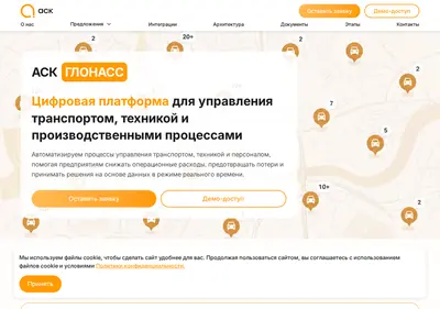 Снимок главной страницы ask-glonass.ru