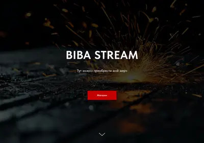 Снимок главной страницы biba-stream.ru