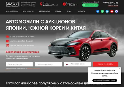 Снимок главной страницы autosalevl.ru