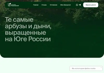 Снимок главной страницы arbuzye.ru