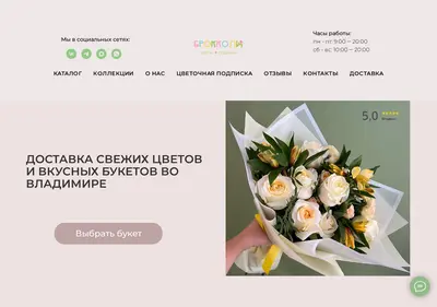 Снимок главной страницы broccoliflowers.ru
