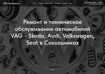 Снимок главной страницы avsokolniki.ru