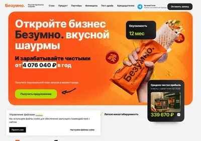 Снимок главной страницы bezumno-franshiza.ru