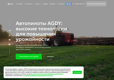 Снимок главной страницы agdy.ru