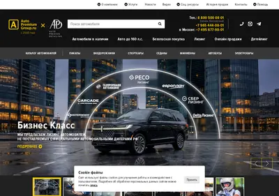 Снимок главной страницы autopremiumgroup.ru
